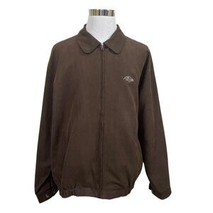 Baltimore Ravens Cutter & Buck Mens XXXL 3XL Coat Jacket Brown Lightweight